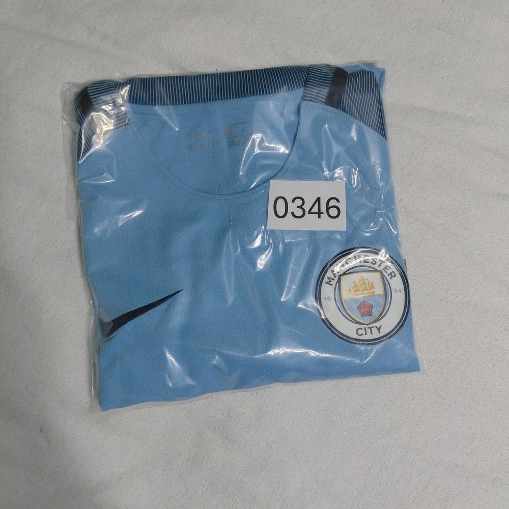 Manchester City Nike Shirt 2016-2017 Football Soccer Jersey Size Small Dri Fit
